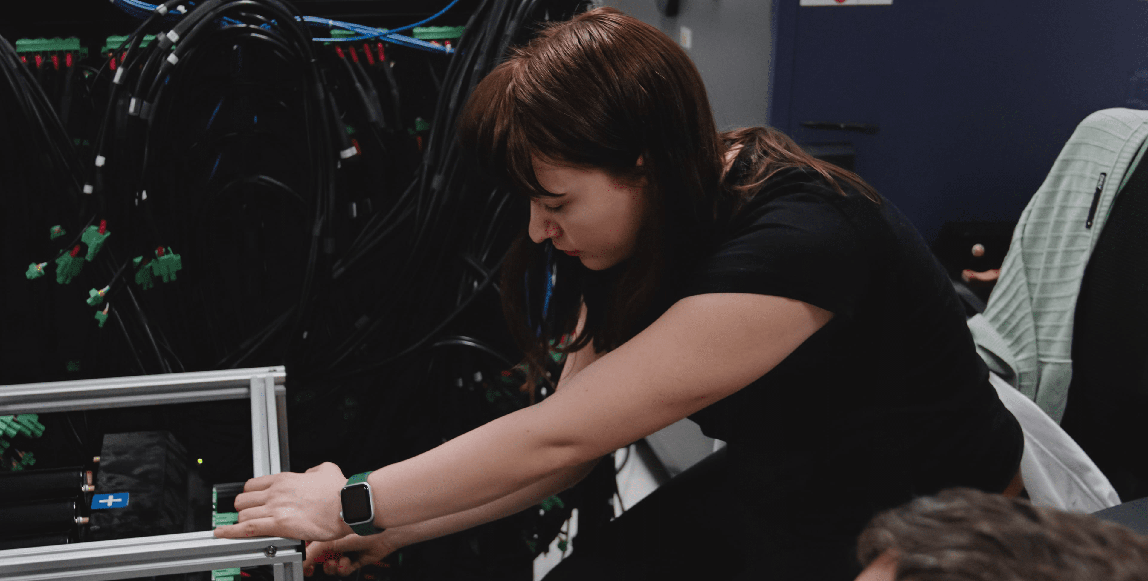 Mareike Herrmann having lab equipment named after beloved characters